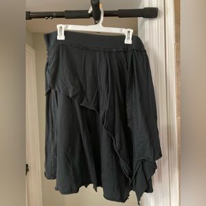 Black layered witchy skirt